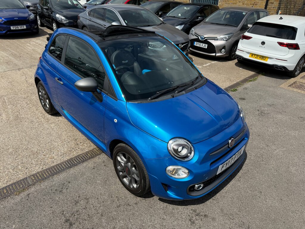 Fiat 500C 1.2 S Convertible Euro 6 Ss Blue #3