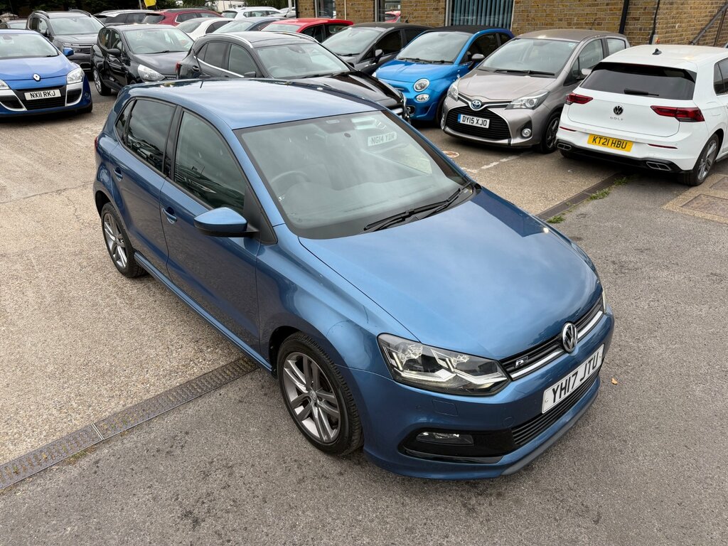 Volkswagen Polo 1.0 Tsi Bluemotion Tech R-line Hatchback Petro Blue #2