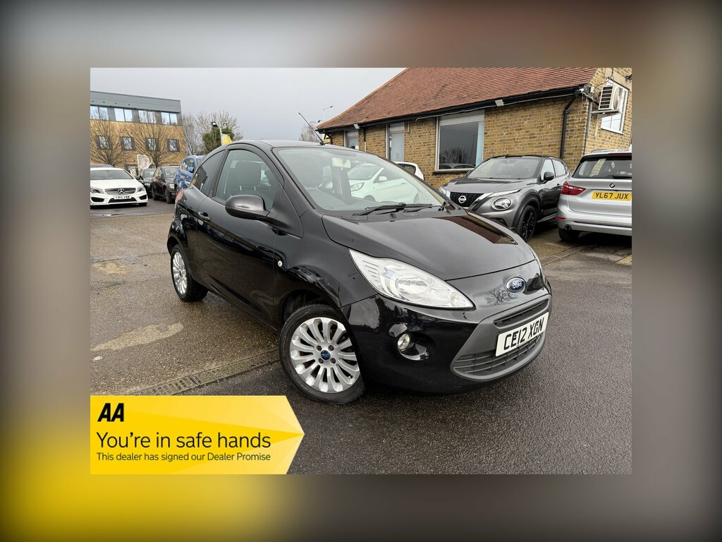 Ford KA 1.2 Zetec Hatchback Euro 5 Ss Black