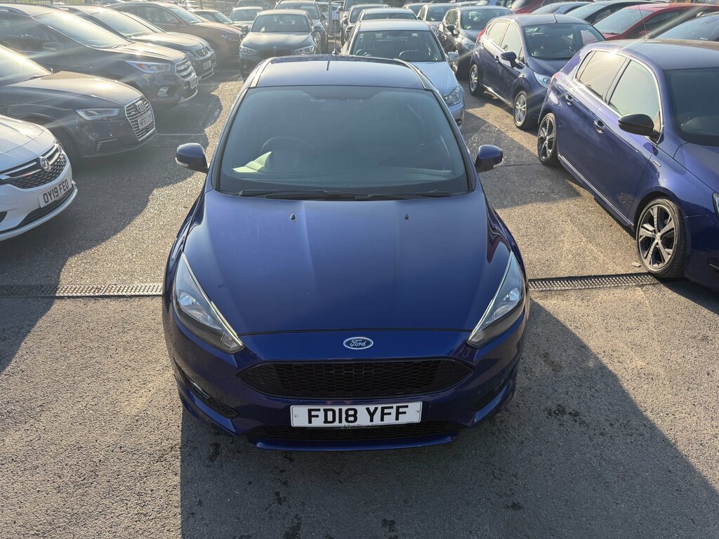 Ford Focus 1.0T Ecoboost St-line Hatchback Eu FD18YFF Blue #5