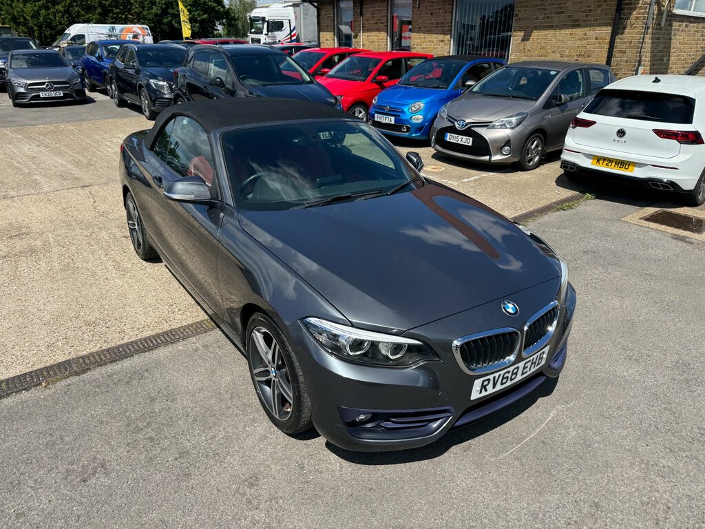 BMW 2 Series 1.5 218I Sport Convertible Euro 6 Grey