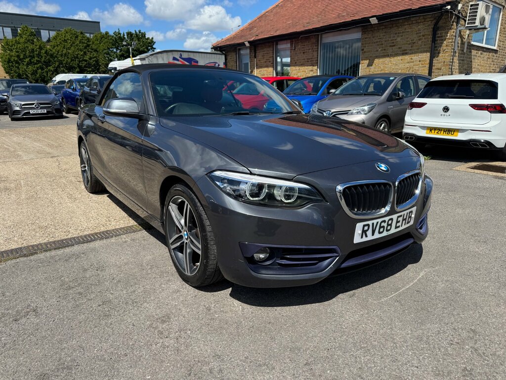 BMW 2 Series 1.5 218I Sport Convertible Euro 6 Grey #2