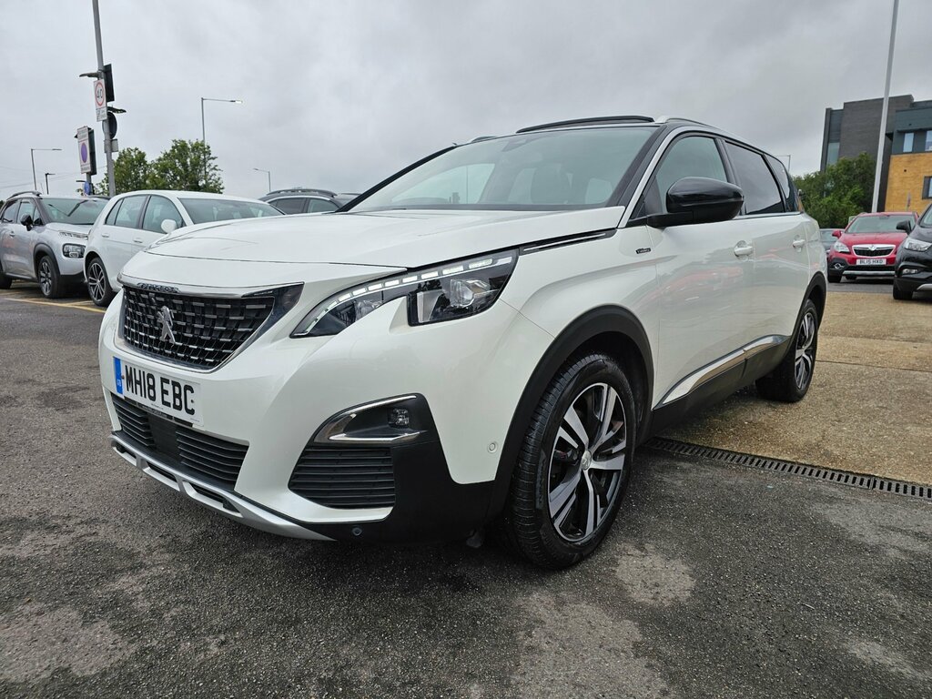 Peugeot 5008 1.6 Thp Gt Line Suv Eat Euro 6 Ss 1 White #5
