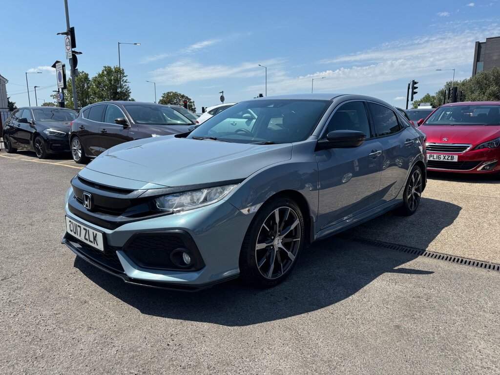 Honda Civic 1.0 Vtec Turbo Sr Hatchback Cvt Euro 6 Grey #2
