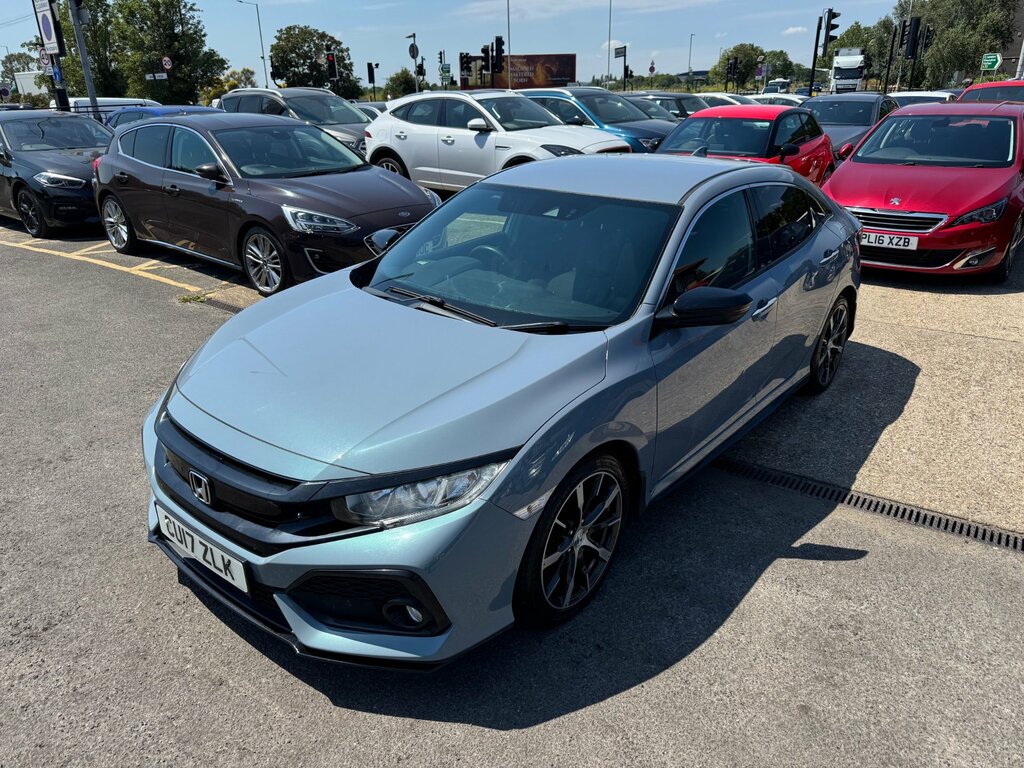 Honda Civic 1.0 Vtec Turbo Sr Hatchback Cvt Euro 6 Grey