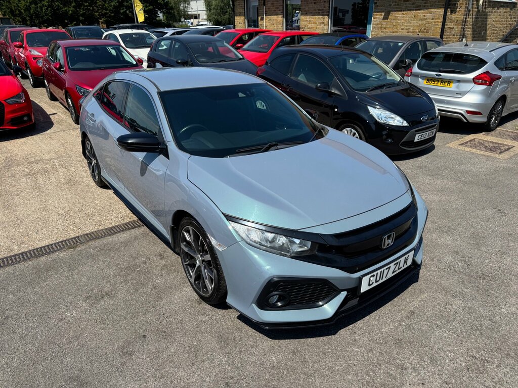 Honda Civic 1.0 Vtec Turbo Sr Hatchback Cvt Euro 6 Grey #3
