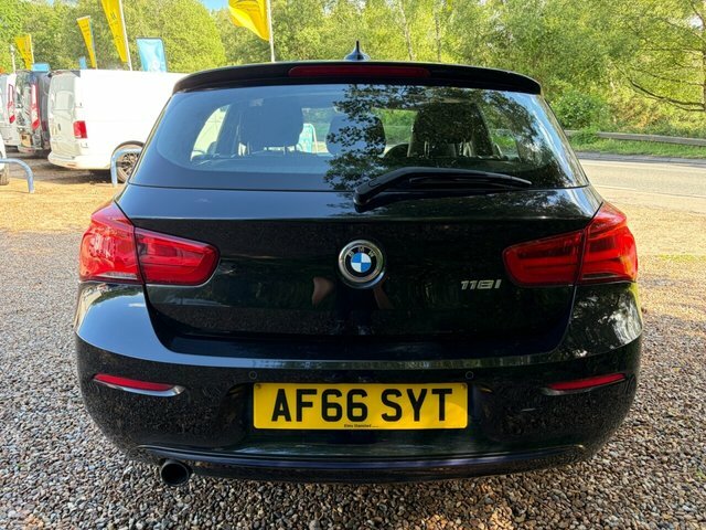 BMW 1 Series 118I Sport Hatchback AF66SYT Black #5
