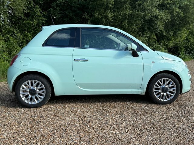 Fiat 500 Lounge Hatchback Green #6