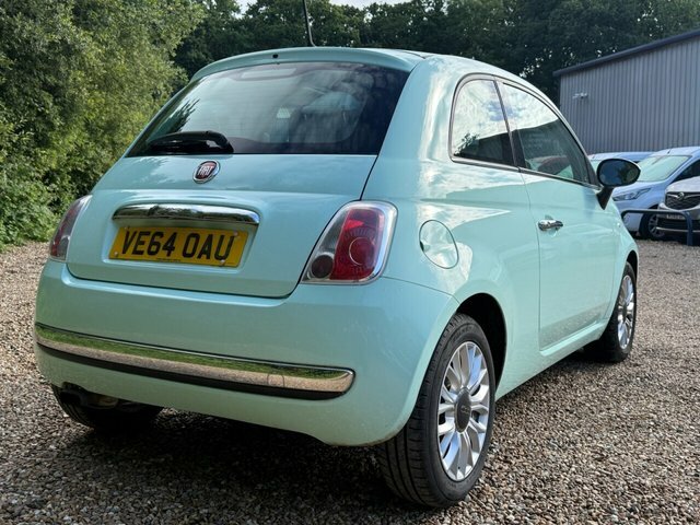 Fiat 500 Lounge Hatchback Green #5
