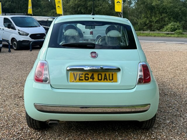 Fiat 500 Lounge Hatchback Green #4