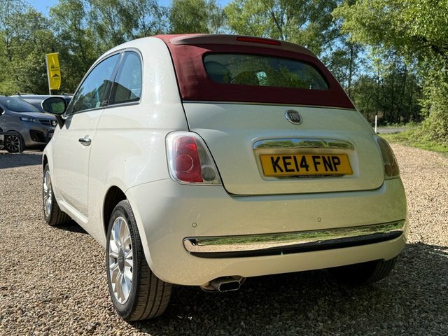 Fiat 500C Lounge Convertible White #3