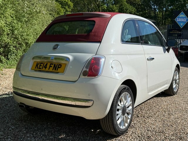 Fiat 500C Lounge Convertible White #5