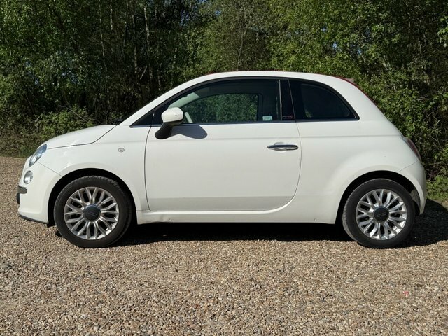Fiat 500C Lounge Convertible White #2