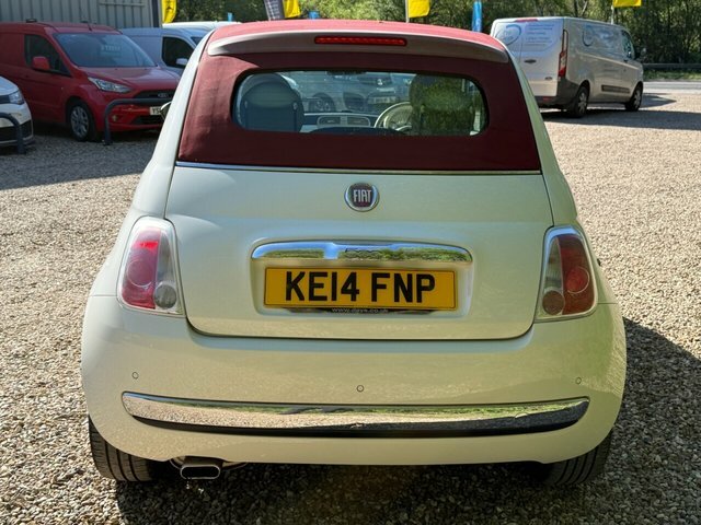Fiat 500C Lounge Convertible White #4