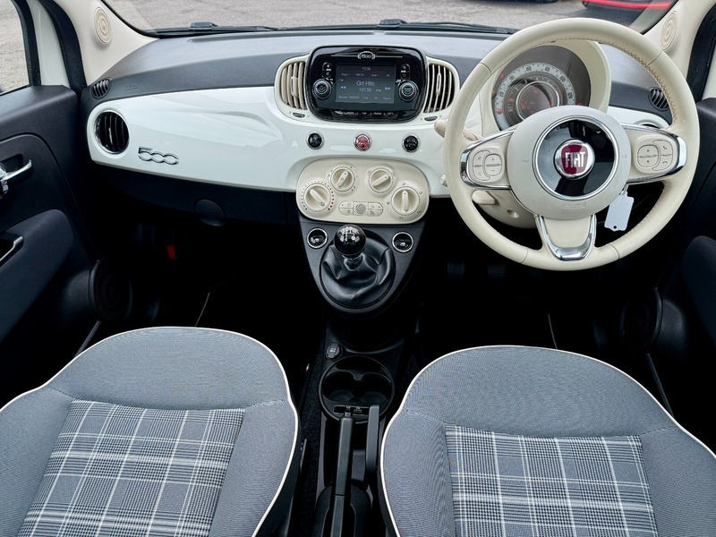 Fiat 500 Lounge Glass Roofb Toothp White #2