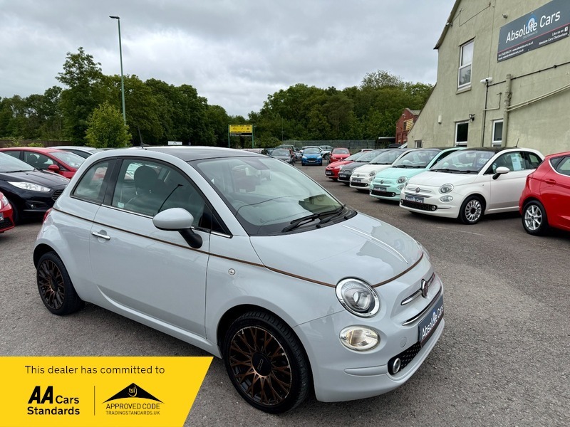Fiat 500 Collezione Low Milesglass Roofp Grey