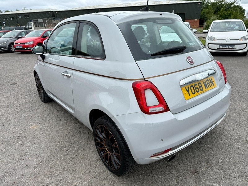 Fiat 500 Collezione Low Milesglass Roofp Grey #3