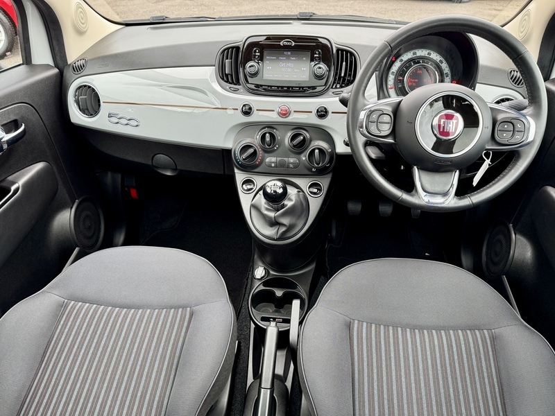 Fiat 500 Collezione Low Milesglass Roofp Grey #2