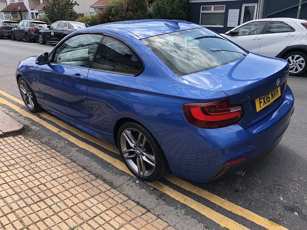 BMW 2 Series 218I M Sport Blue #5
