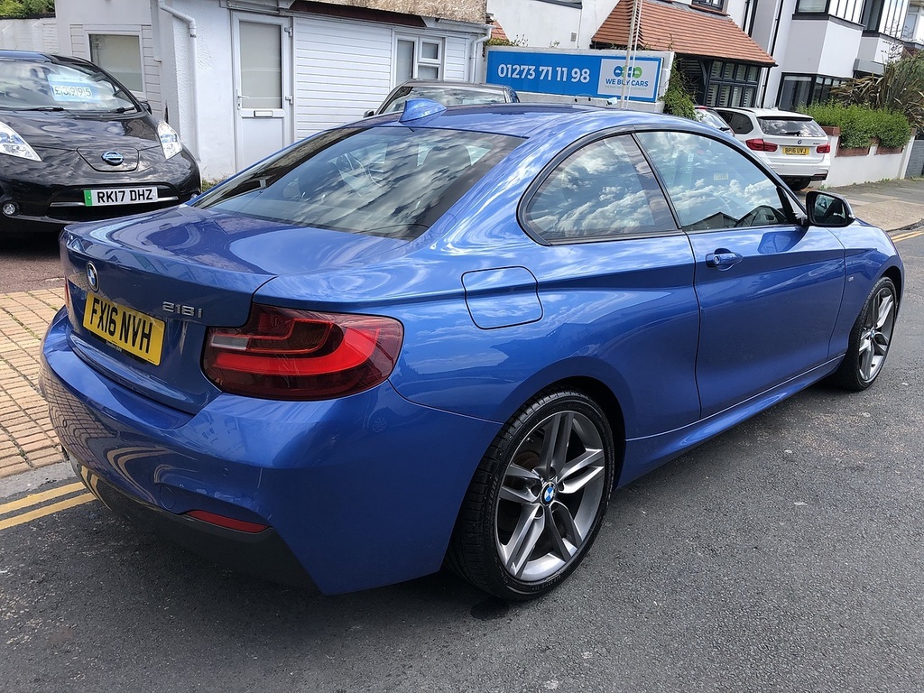 BMW 2 Series 218I M Sport Blue #3