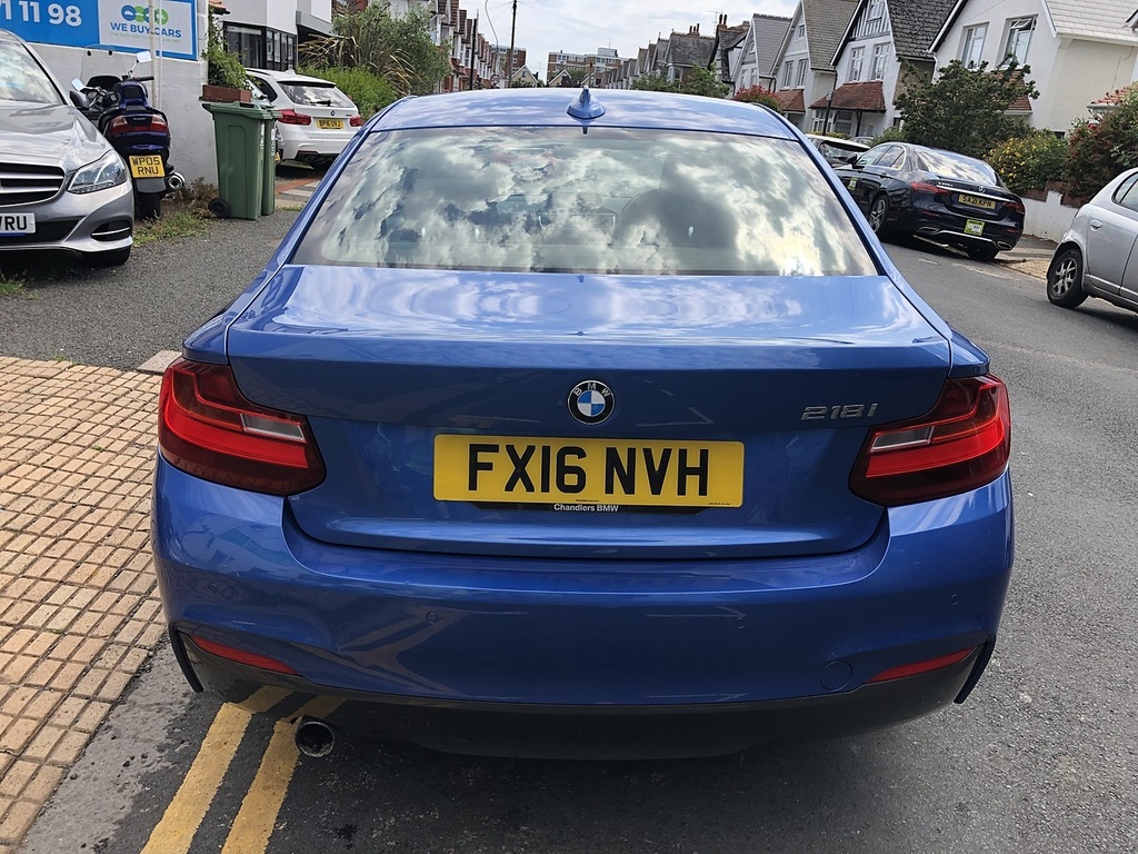 BMW 2 Series 218I M Sport Blue #4