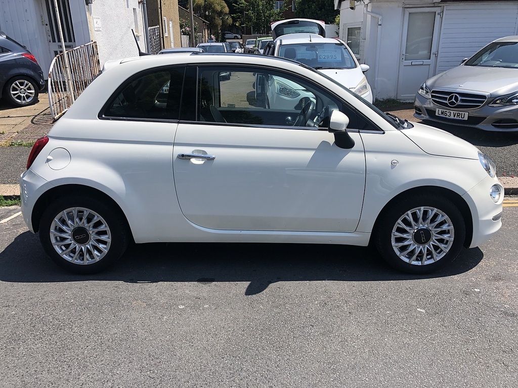 Fiat 500 Lounge White #2
