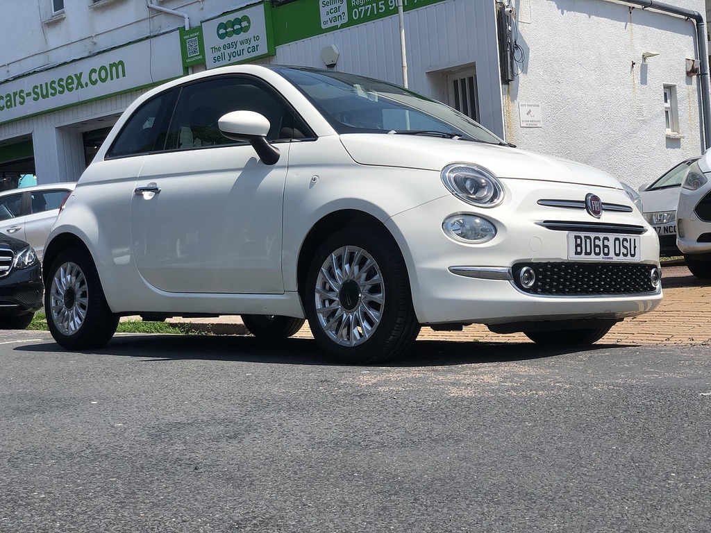 Fiat 500 Lounge White