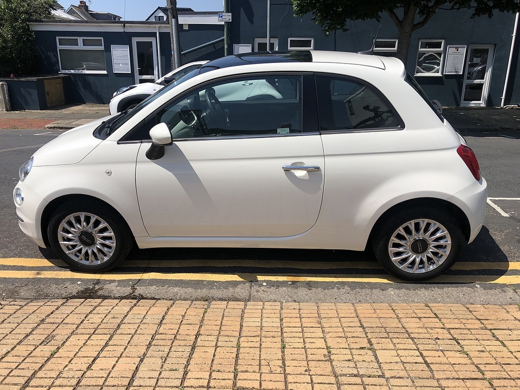 Fiat 500 Lounge White #5