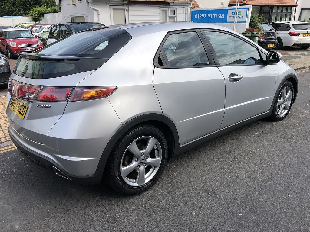 Honda Civic I-vtec Se Silver #5
