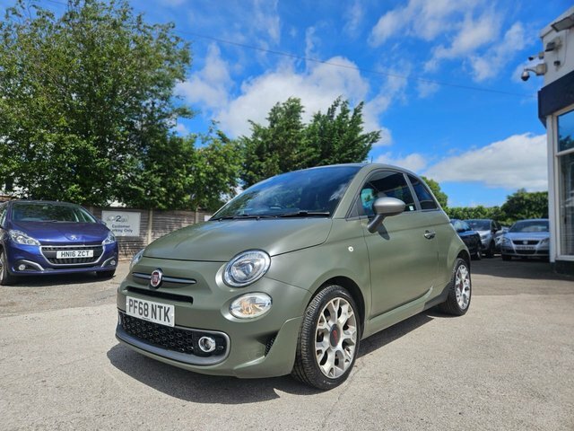 Fiat 500 1.2 S Hatchback Euro 6 Ss 69 PF68NTK Green #5