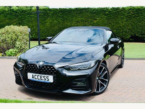 BMW 4 Series Convertible 2.0 420I M Sport Euro 6 S S Black