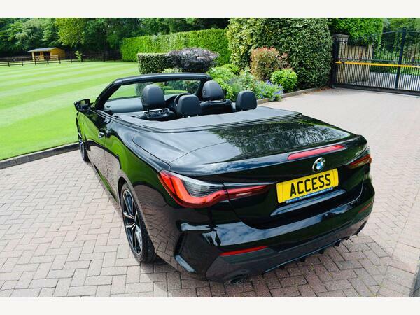 BMW 4 Series Convertible 2.0 420I M Sport Euro 6 S S Black #4