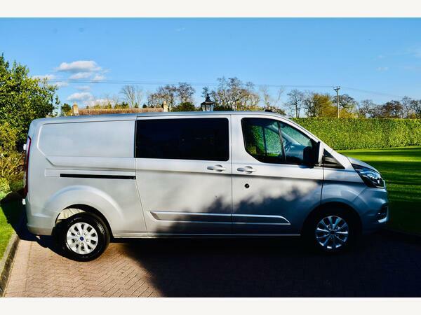 Ford Transit Custom Combi Van 2.0 320 Ecoblue Limited Crew Van L2 DY23MMJ Silver #2