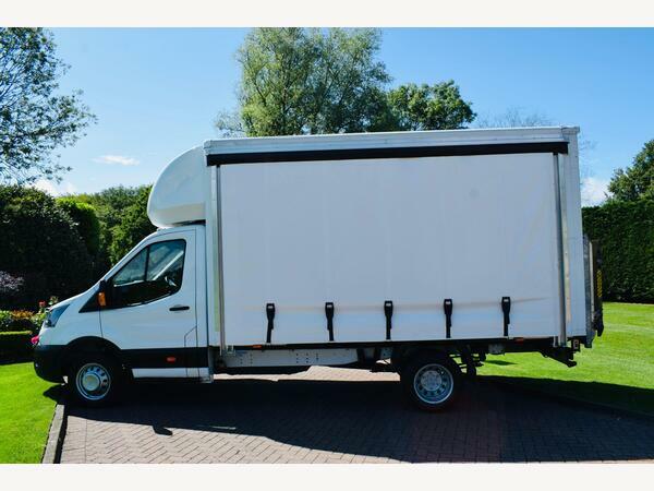Ford Transit Custom Chassis Cab Curtain Side 2.0 350 Hd Rwd L4 BJ23EMK White #2