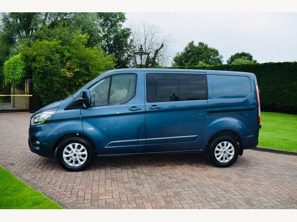 Ford Transit Custom Combi Van 2.0 300 Ecoblue Limited Crew Van L1 H1 E HJ22UBM Blue #2