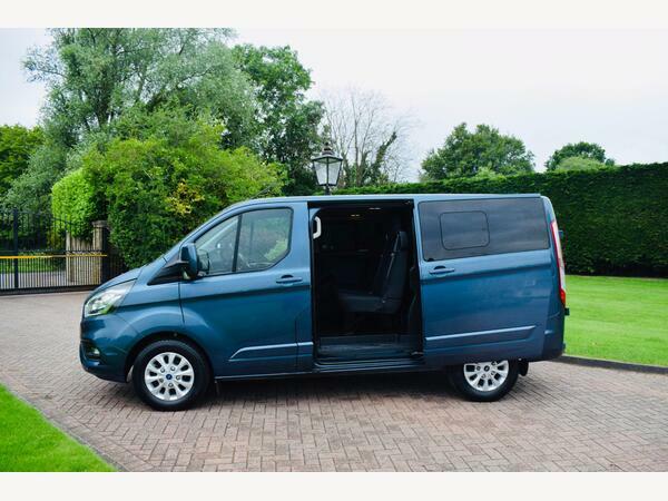 Ford Transit Custom Combi Van 2.0 300 Ecoblue Limited Crew Van L1 H1 E HJ22UBM Blue #5