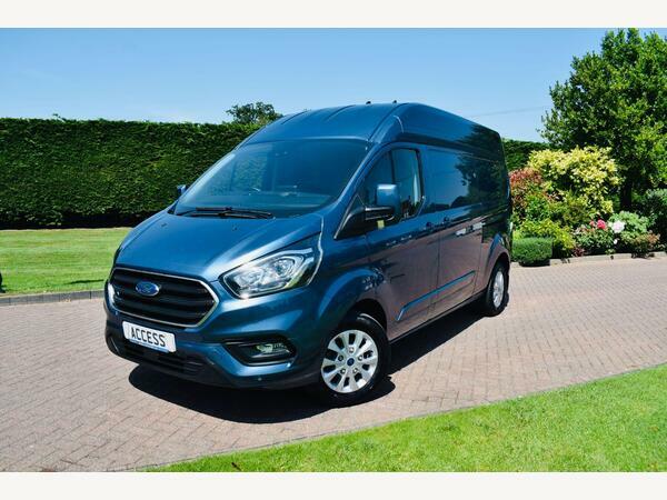 Ford Transit Custom Panel Van 2.0 300 Ecoblue Limited L2 H2 Euro Blue