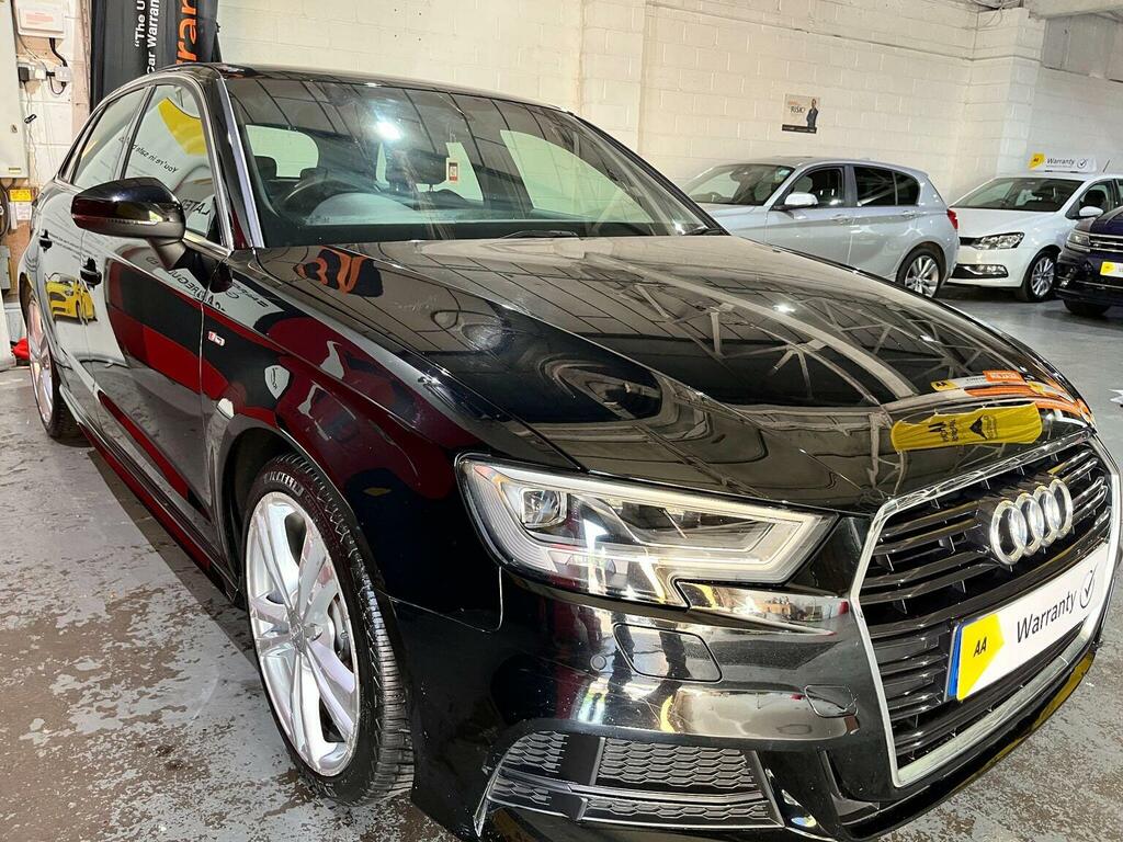 Audi A3 Hatchback 1.5 Tfsi Cod 35 S Line Sportback S Troni VK19ZVH Black #2