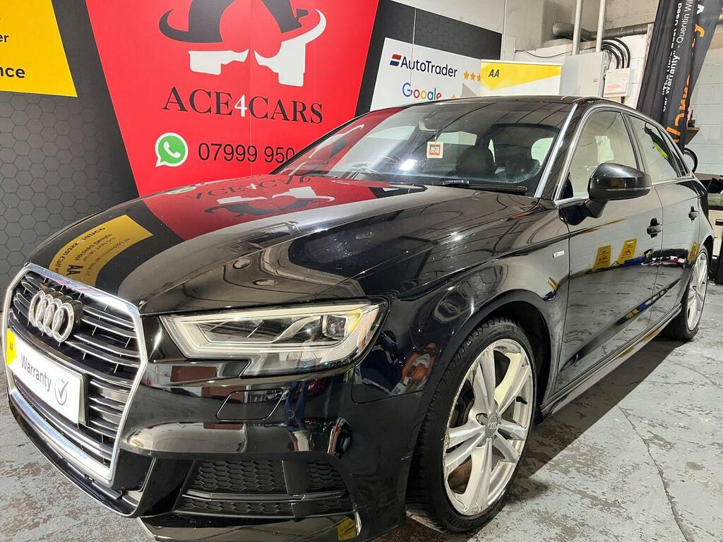 Audi A3 Hatchback 1.5 Tfsi Cod 35 S Line Sportback S Troni Black
