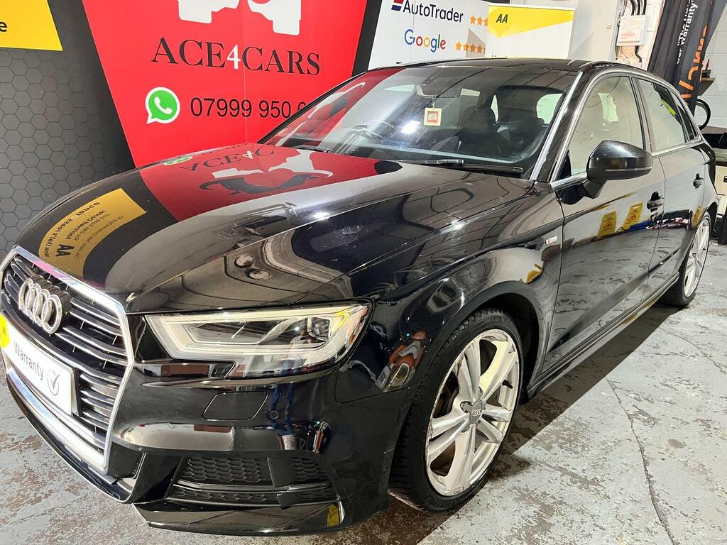 Audi A3 Hatchback 1.5 Tfsi Cod 35 S Line Sportback S Troni VK19ZVH Black #4