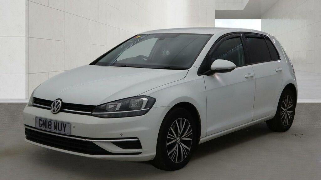 Volkswagen Golf Hatchback 1.6 Tdi Se Nav Dsg Euro 6 Ss 201 GM18MUY White #3