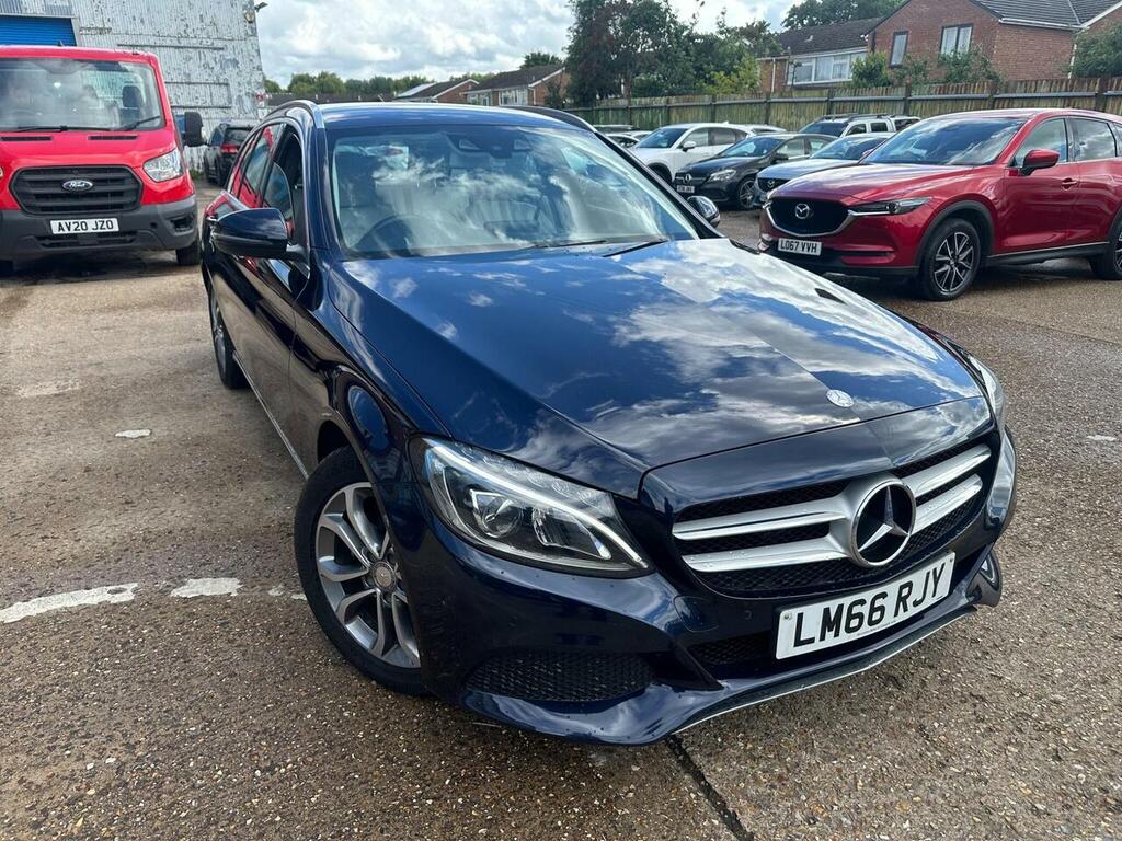 Mercedes-Benz C Class 1.6 C200d Sport Euro 6 Ss Blue