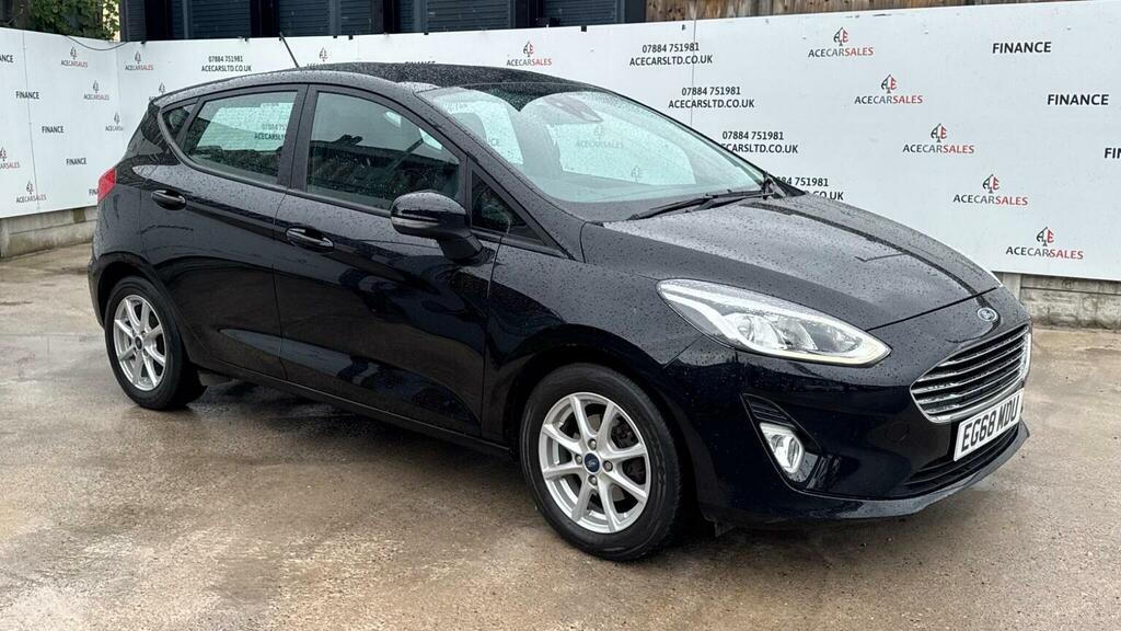 Ford Fiesta Hatchback 1.0T Ecoboost Zetec Euro 6 Ss EG68MDU Black #2