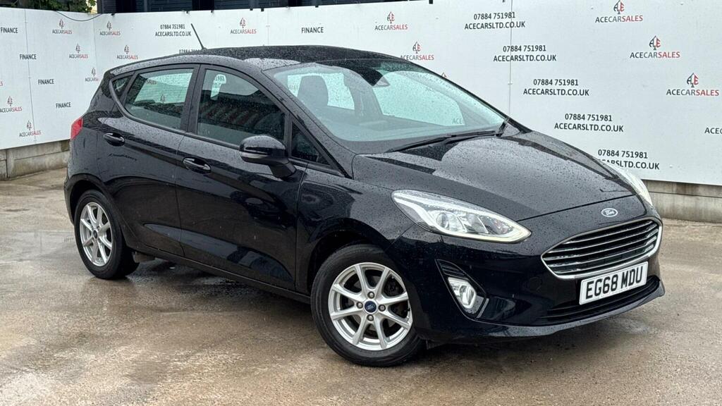 Ford Fiesta Hatchback 1.0T Ecoboost Zetec Euro 6 Ss Black
