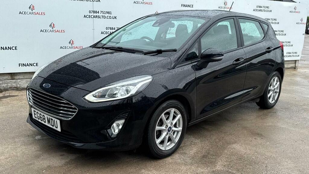 Ford Fiesta Hatchback 1.0T Ecoboost Zetec Euro 6 Ss EG68MDU Black #4