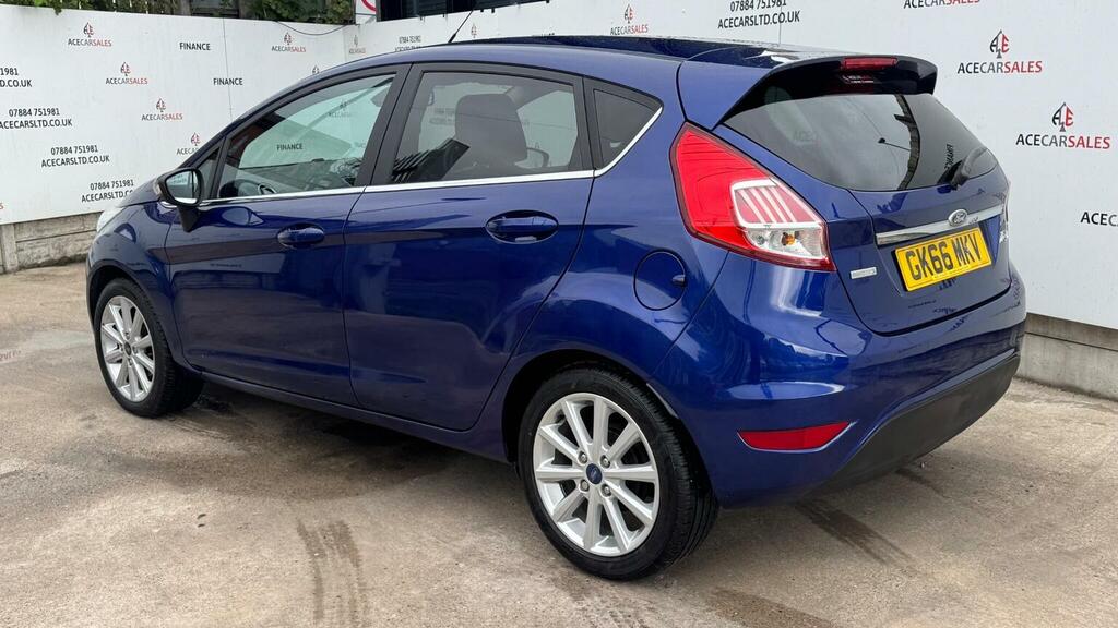 Ford Fiesta 1.0T Ecoboost Titanium Powershift Euro 6 GK66MKV Blue #6