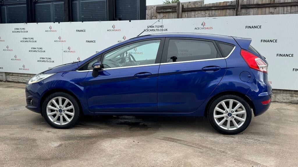 Ford Fiesta 1.0T Ecoboost Titanium Powershift Euro 6 GK66MKV Blue #5