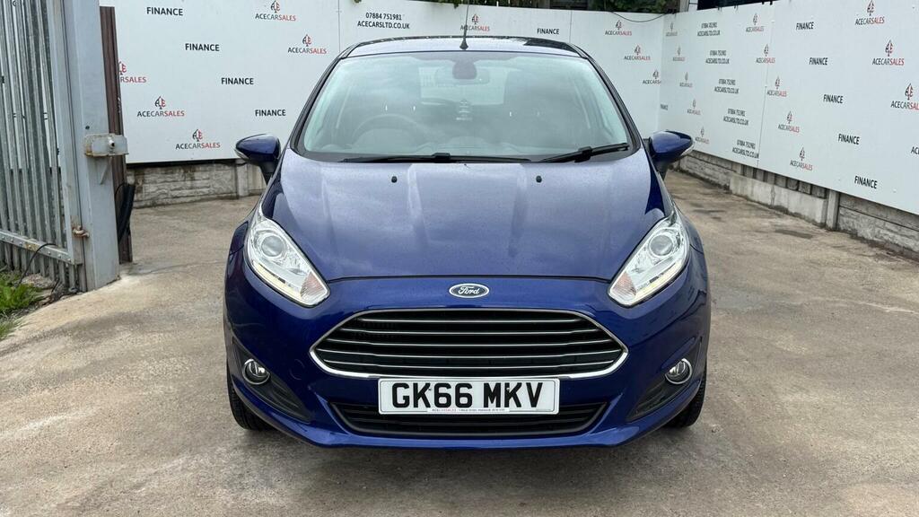 Ford Fiesta 1.0T Ecoboost Titanium Powershift Euro 6 GK66MKV Blue #3