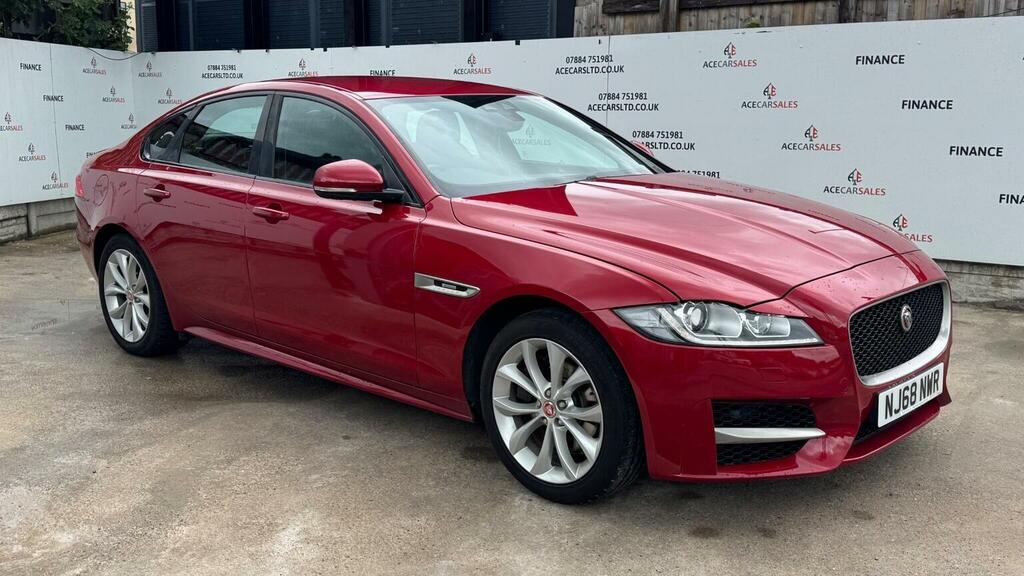 Jaguar XF 2.0D R-sport Euro 6 Ss Red #2