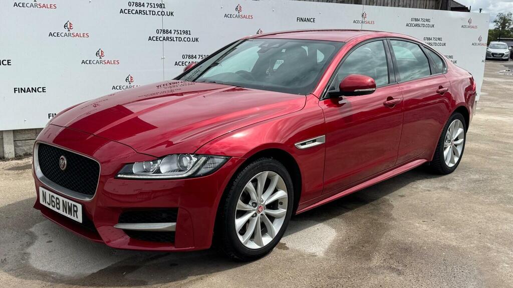 Jaguar XF 2.0D R-sport Euro 6 Ss Red #4